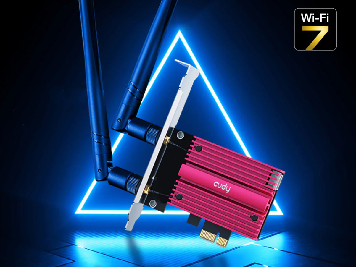 Cudy BE9300 Wi-Fi 7 Bluetooth 5.4 PCI-E Adapter WE9300