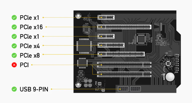 Cudy BE9300 Wi-Fi 7 Bluetooth 5.4 PCI-E Adapter WE9300