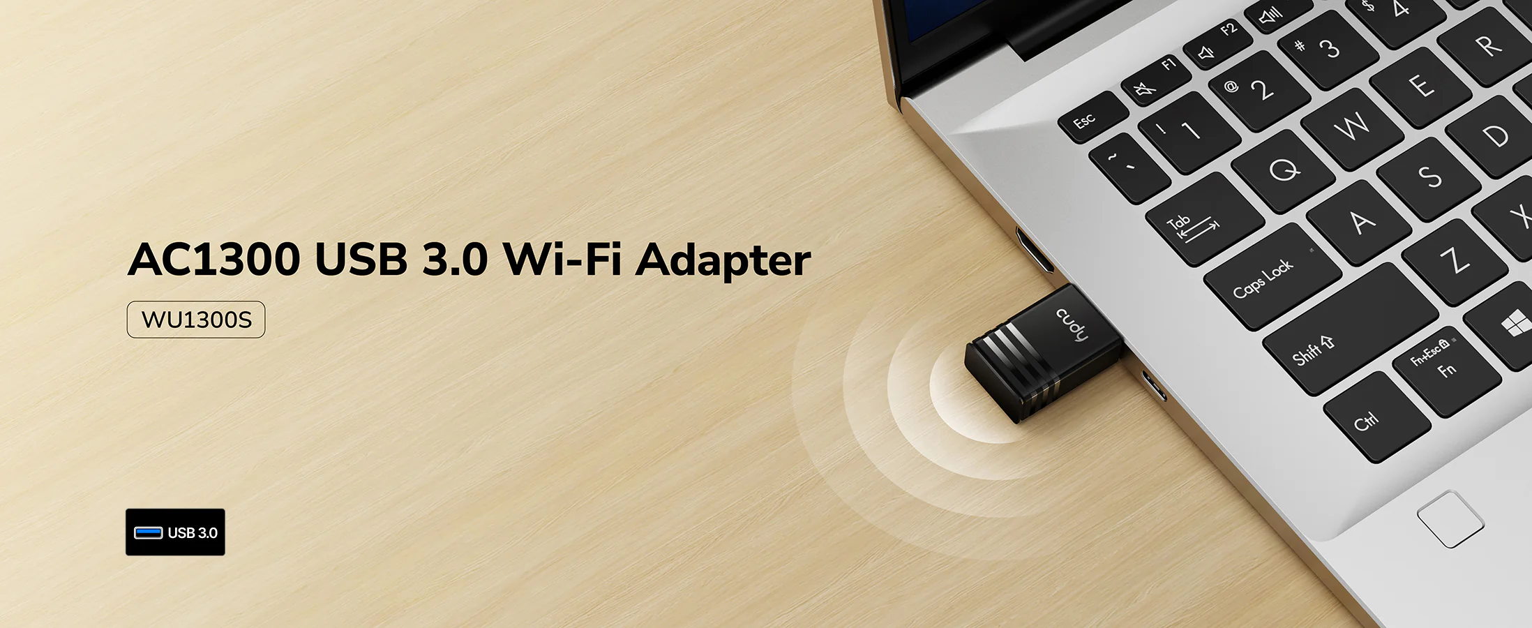Cudy AC1300 Wi-Fi USB Adapter WU1300S