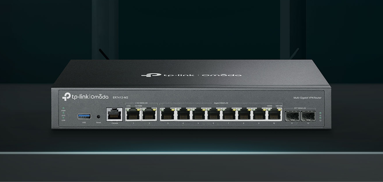 TP-Link Omada ER7412-M2 Multi-Gigabit VPN Router