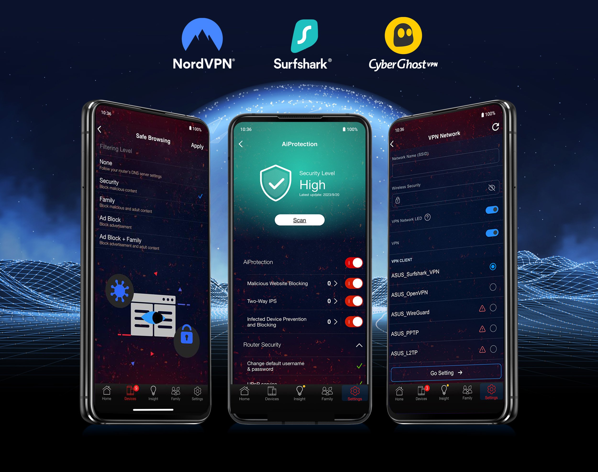 ASUS ROG Rapture GT-BE19000AI Tri-band Gaming Router