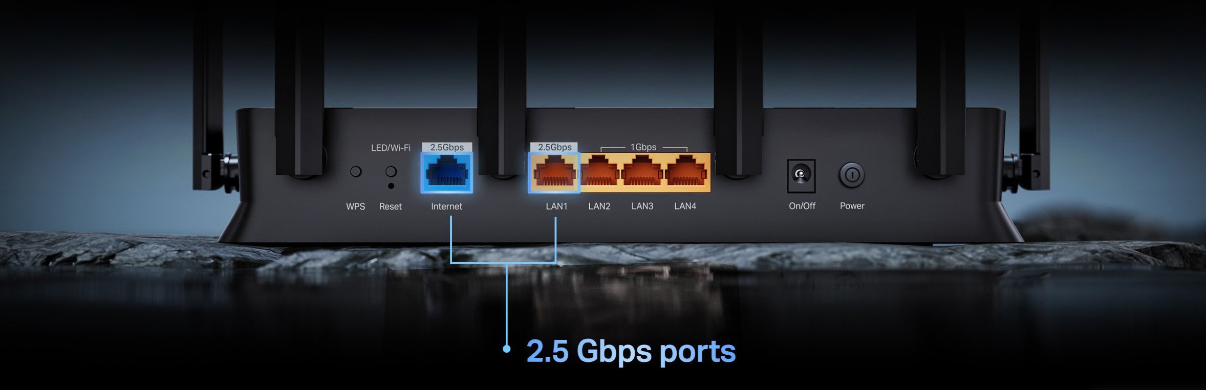 TP-Link WiFi 7 Archer BE400 BE6500 2.5G Router