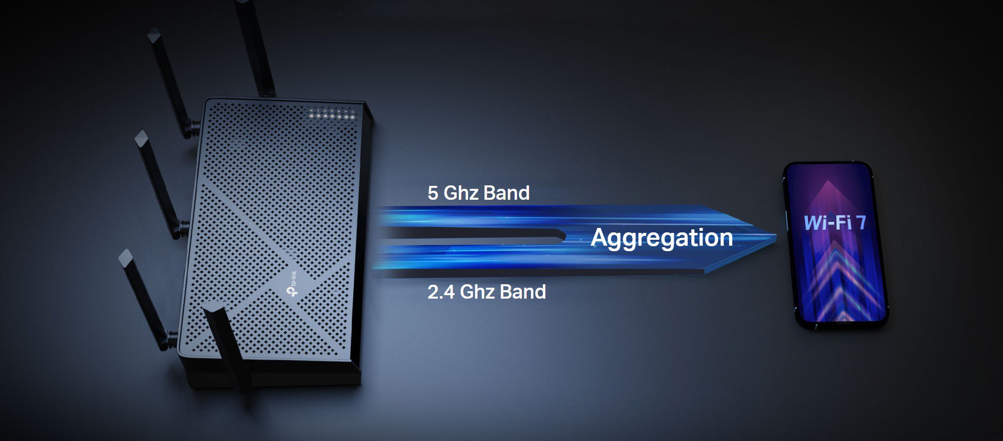 TP-Link Archer BE260 BE5000 Dual-Band Wi-Fi 7 Router