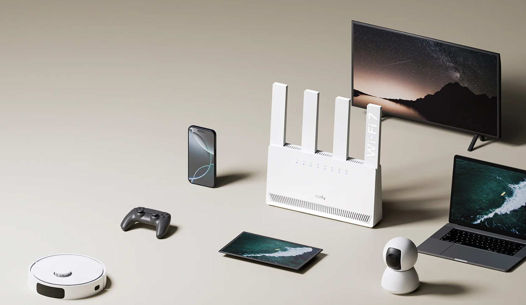 Cudy WR3600E BE3600 Gigabit Wi-Fi 7 Router