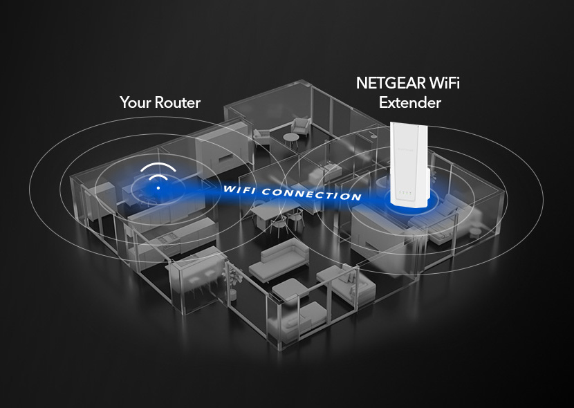 Netgear BE5000 Nighthawk WiFi 7 Dual-Band Extender