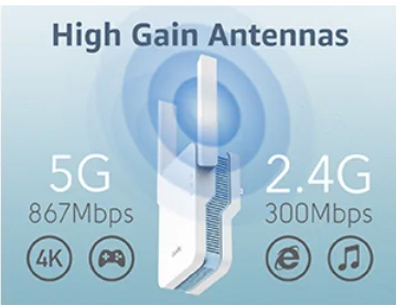 Cudy AC1200 Mesh Wi-Fi Range Extender RE1200