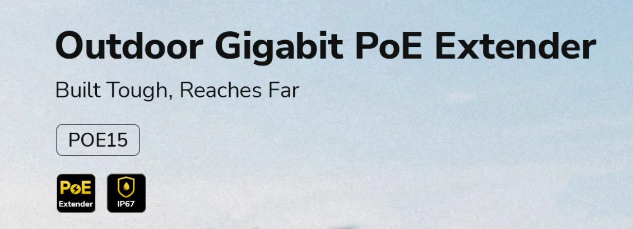 Cudy Outdoor Gigabit PoE Extender POE15