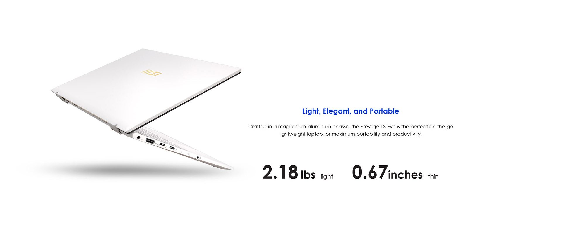 MSI Prestige 13 EVO Professional Laptop