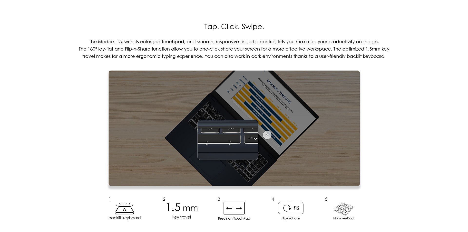MSI Modern 15 Professional Laptop