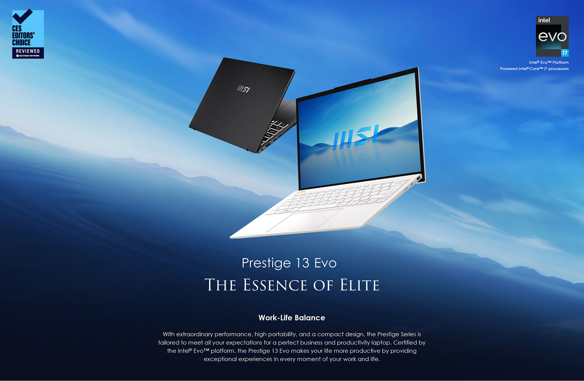 MSI Prestige 13 Evo Laptop
