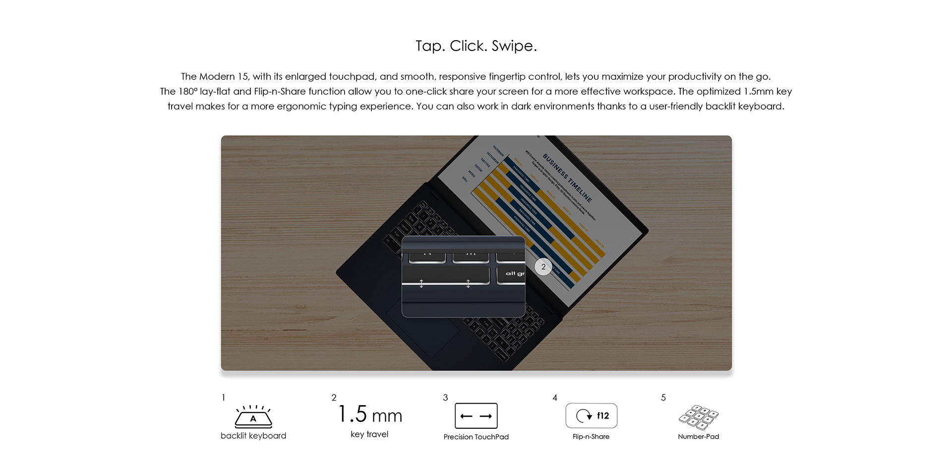 MSI Modern 15 Laptop
