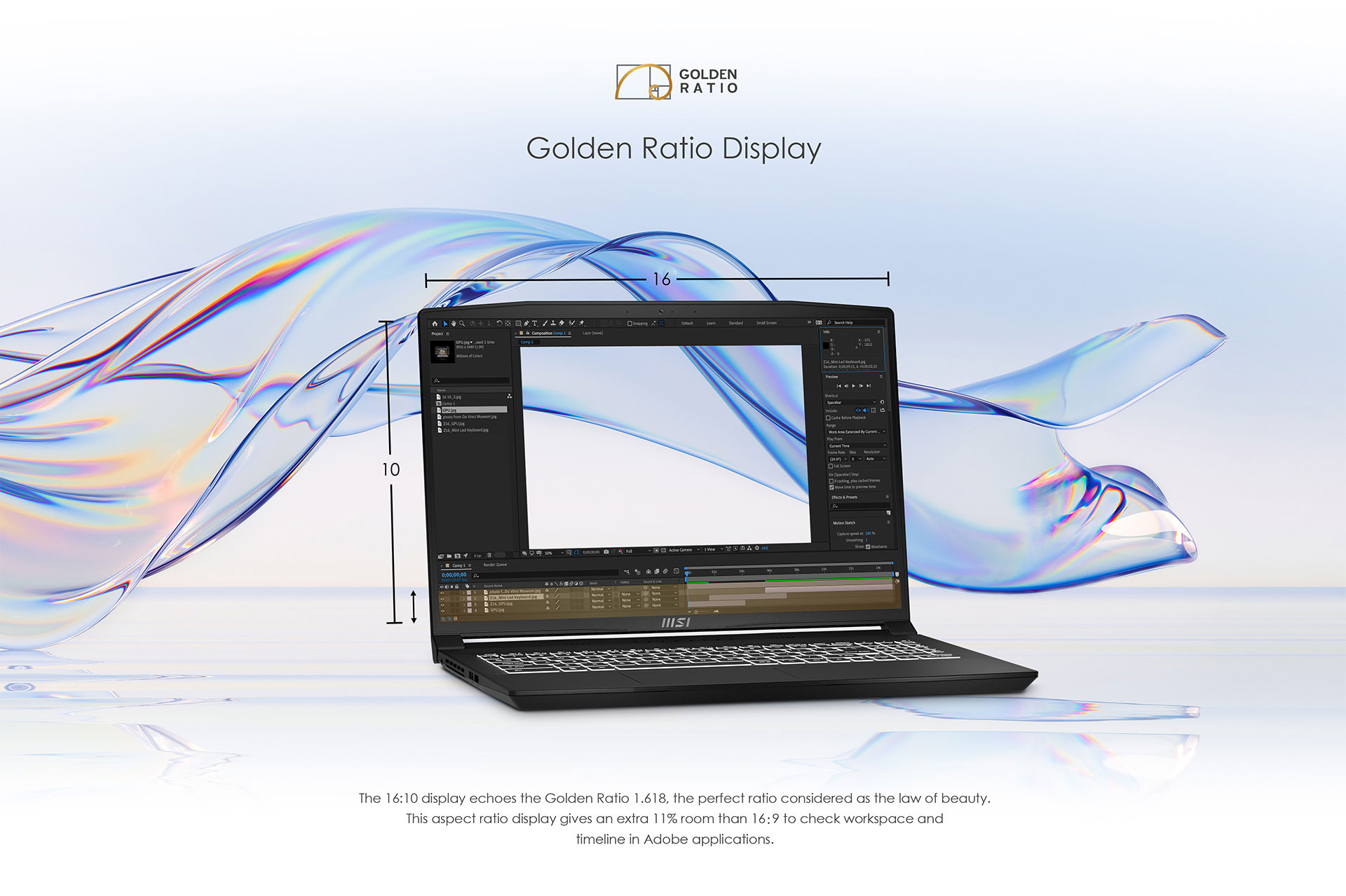 MSI Creator M16 Laptop