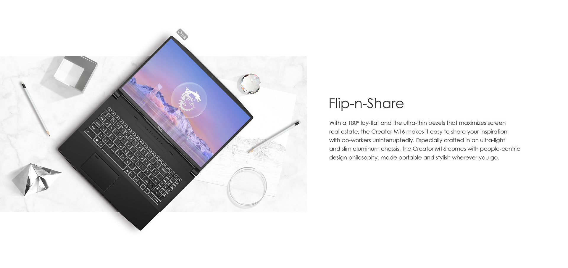 MSI Creator M16 Laptop