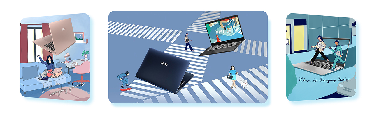 MSI Modern 15H B13M Professional Laptop 