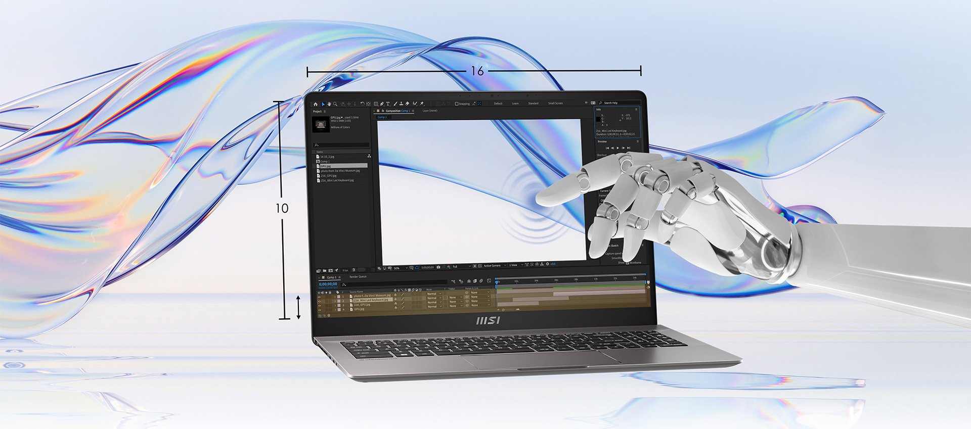 MSI Creator Z16 HX Studio Laptop