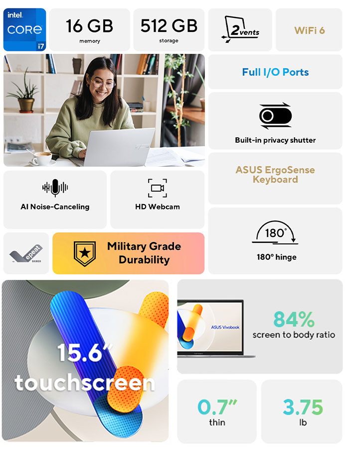 ASUS Vivobook 15 Laptop