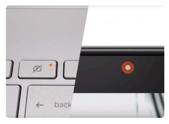 Camera shutter is on display