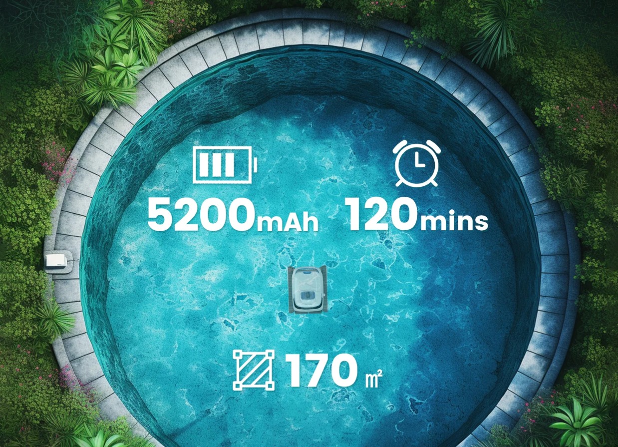 AIRROBO PC10 Cordless Robotic Pool Cleaner