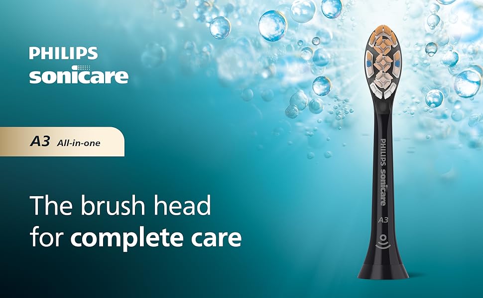 Philips Sonicare HX9092/65 Premium All-in-One (A3) Replacement Toothbrush Heads