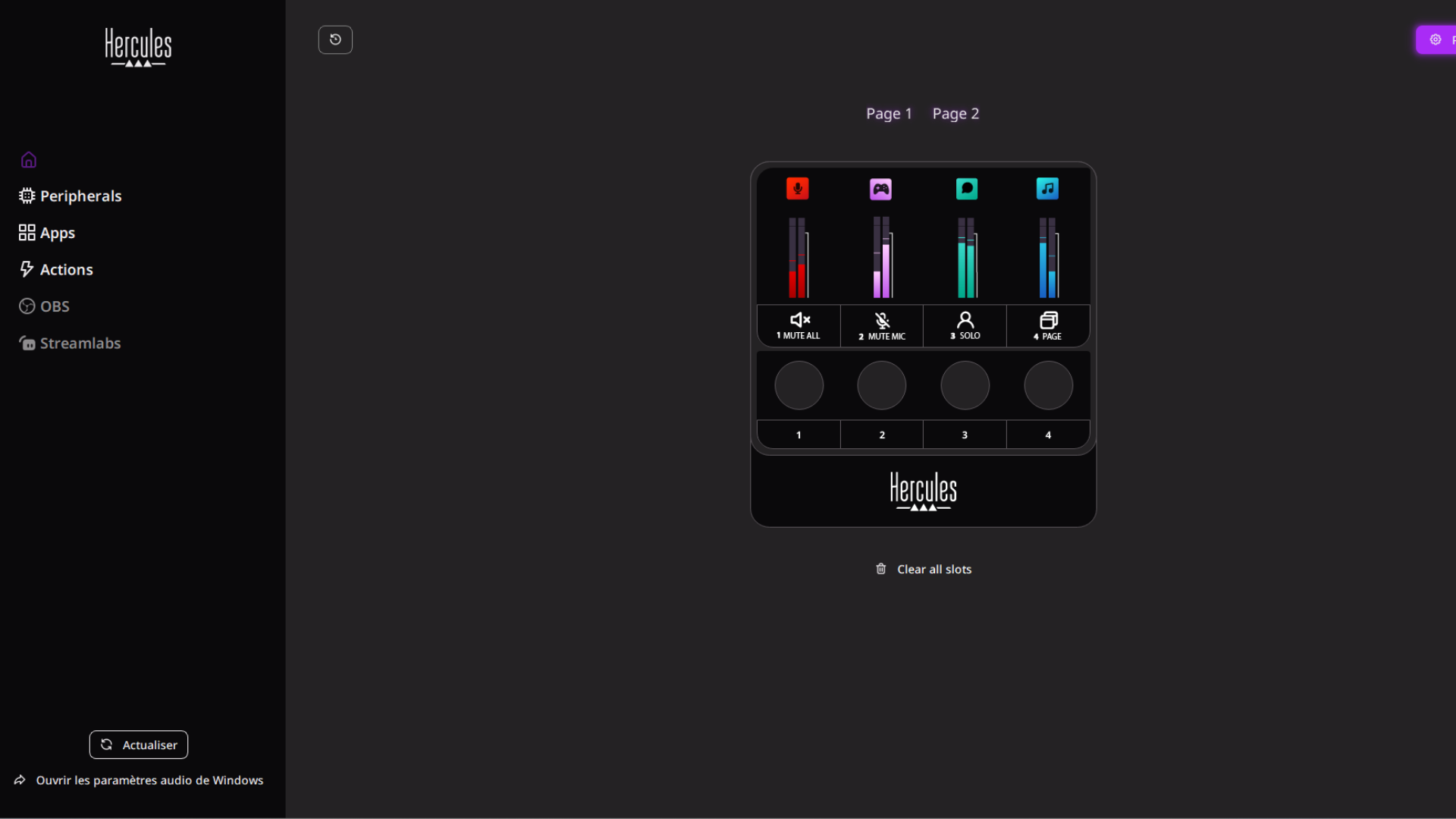 Hercules Stream 100 Audio Mixer