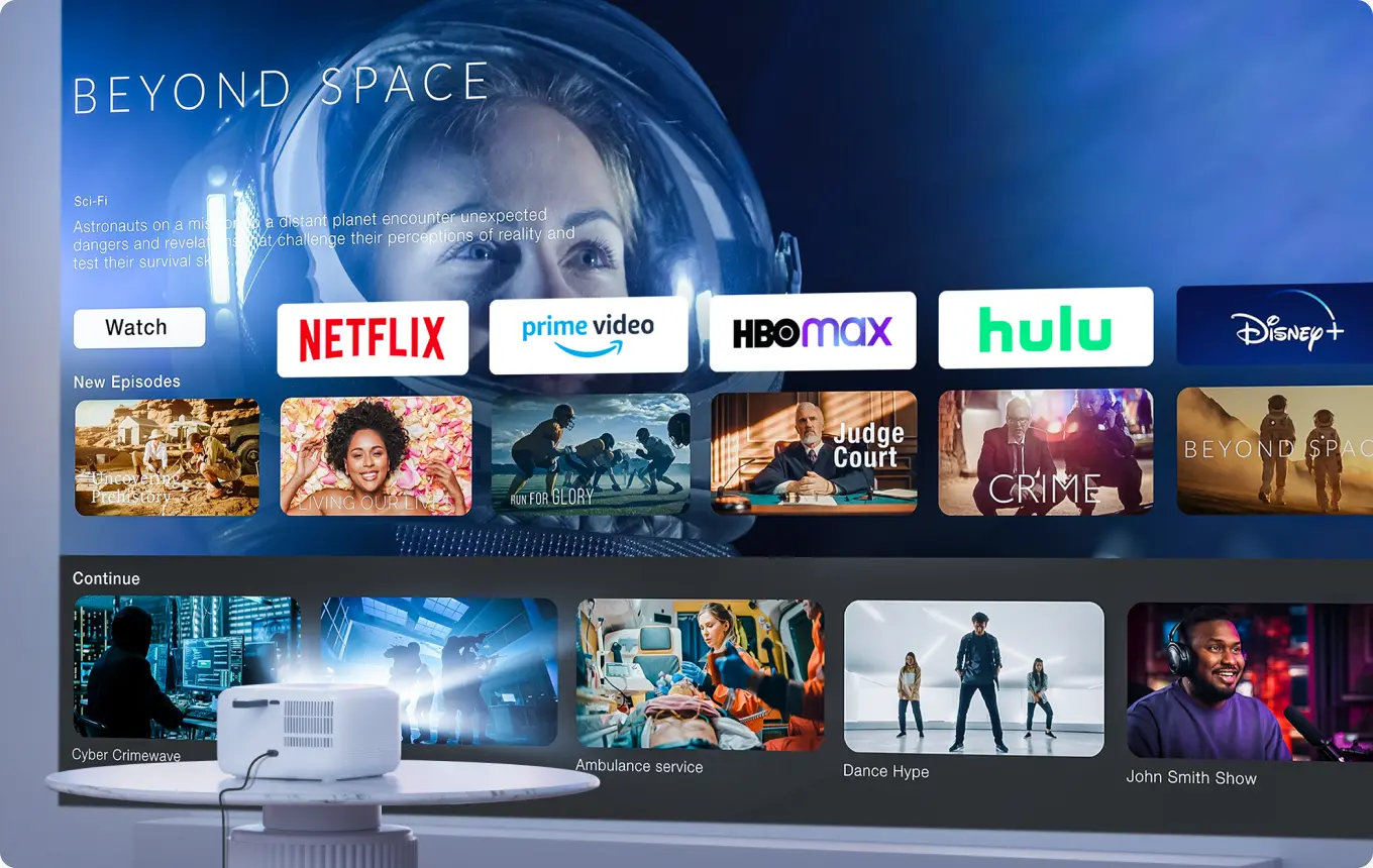 ULTIMEA Apollo P10 Full HD 1080P Decoding WIFI Mini Portable Projector