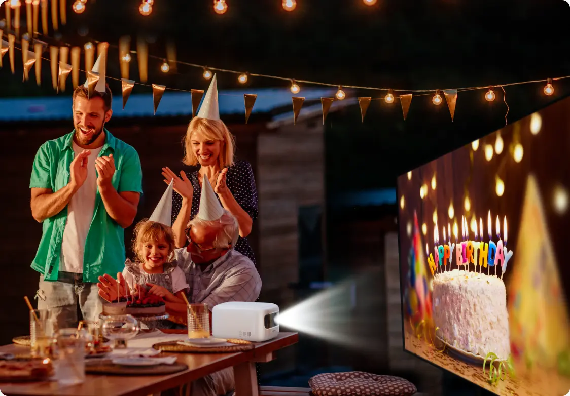 ULTIMEA Apollo P10 Full HD 1080P Decoding WIFI Mini Portable Projector