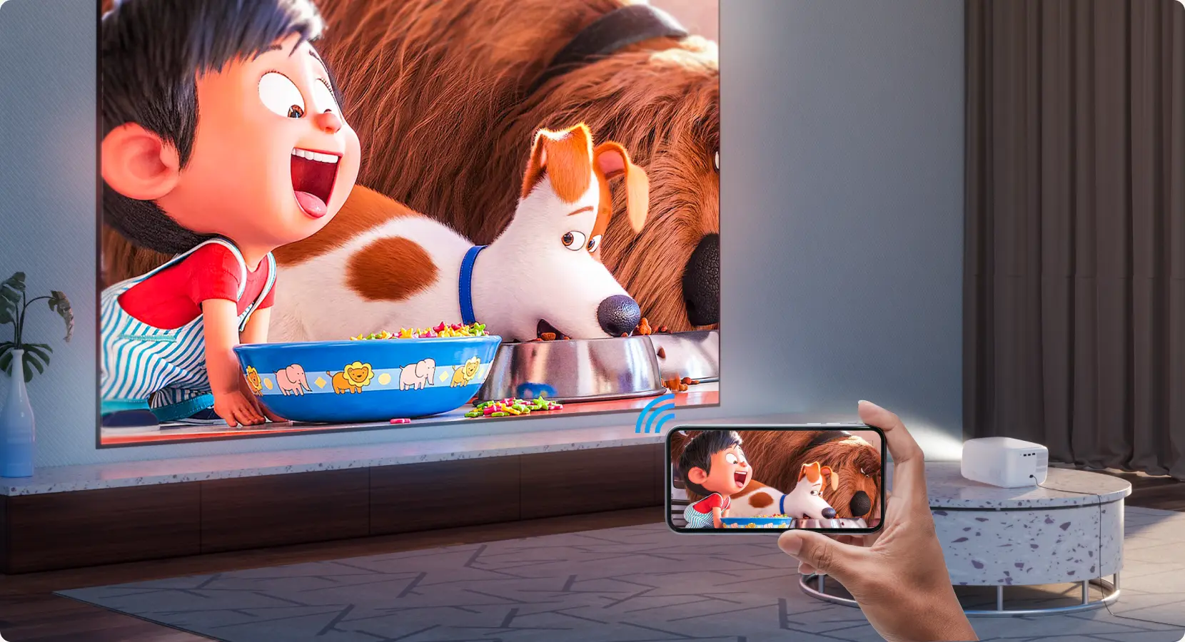 ULTIMEA Apollo P10 Full HD 1080P Decoding WIFI Mini Portable Projector