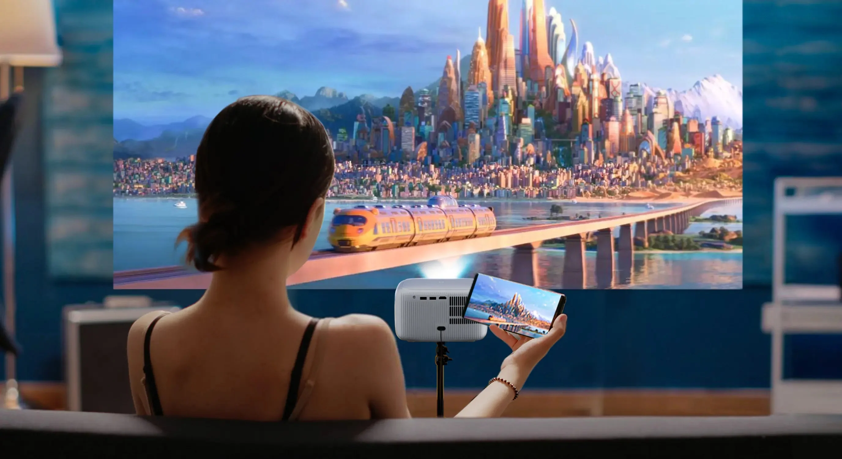 ULTIMEA Apollo P10 Full HD 1080P Decoding WIFI Mini Portable Projector