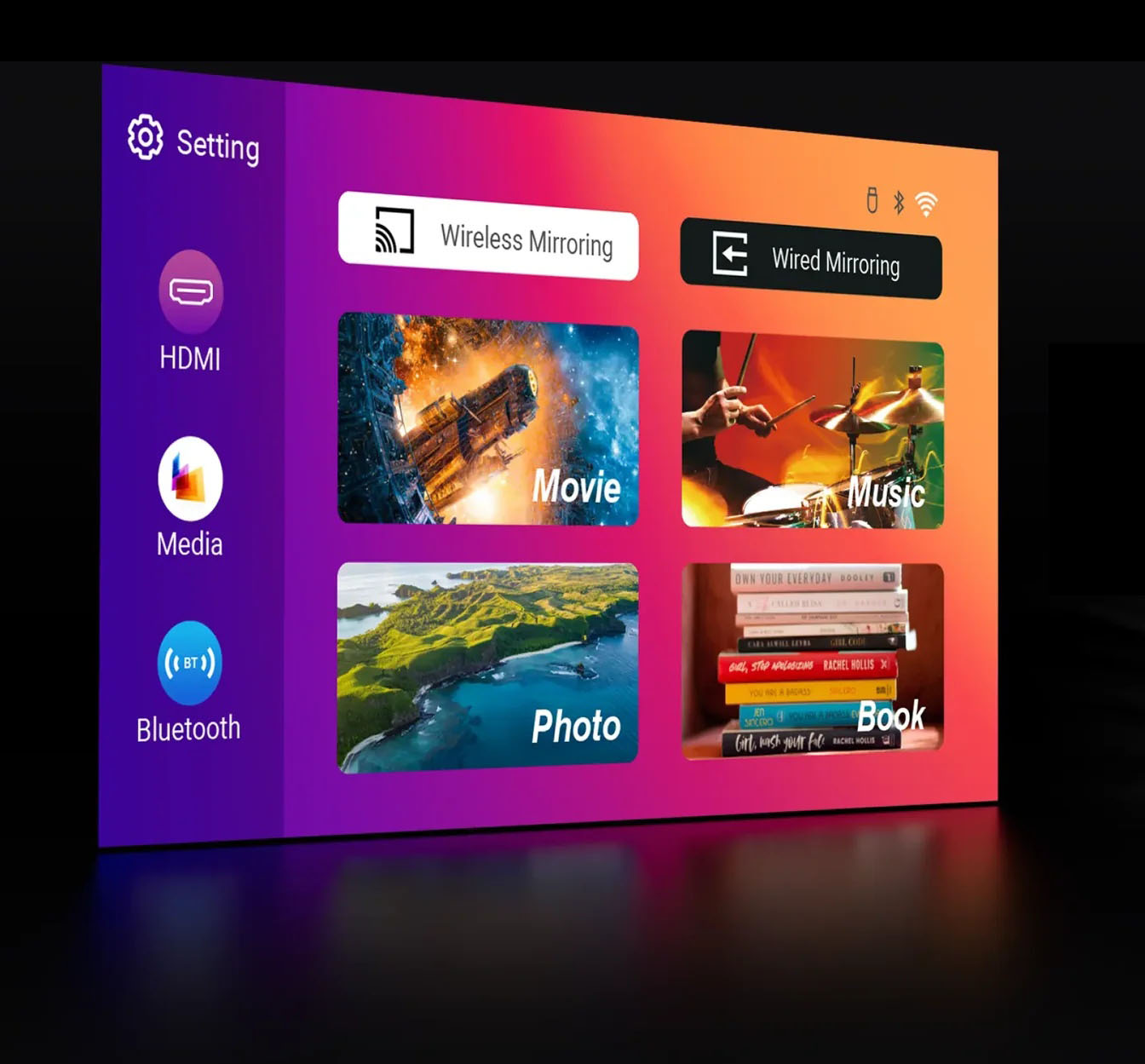 ULTIMEA Apollo P10 Full HD 1080P Decoding WIFI Mini Portable Projector