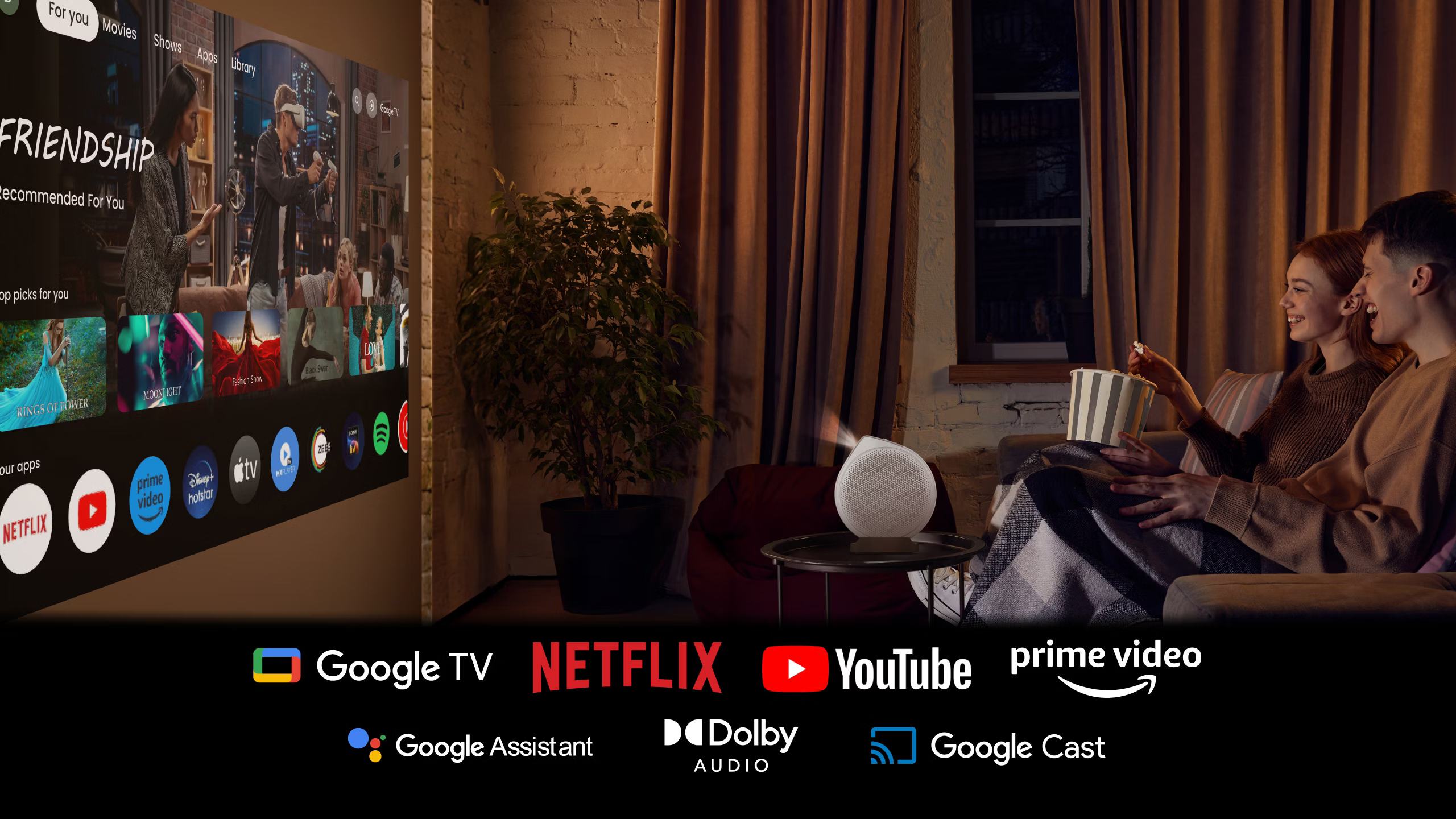 BenQ GV32 DLP 1080p 500lm BenQ Ceiling Projector