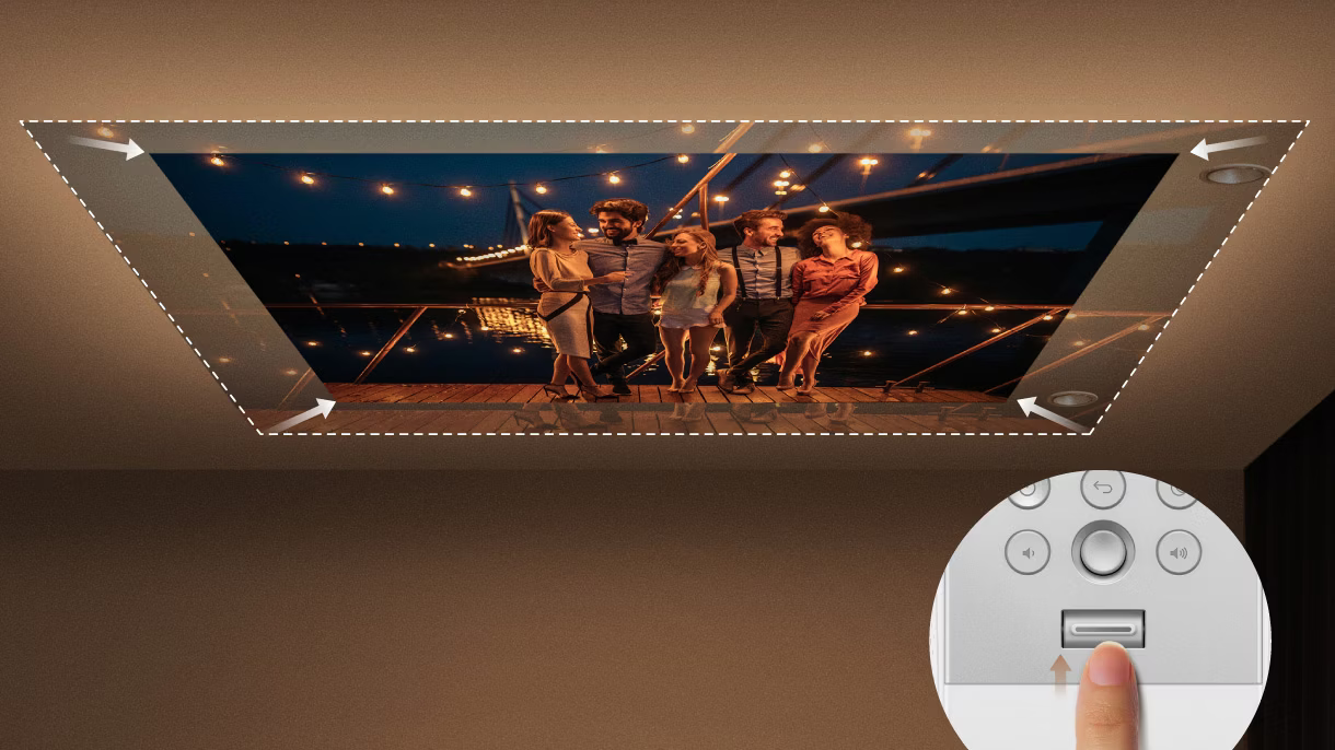 BenQ GV32 DLP 1080p 500lm BenQ Ceiling Projector