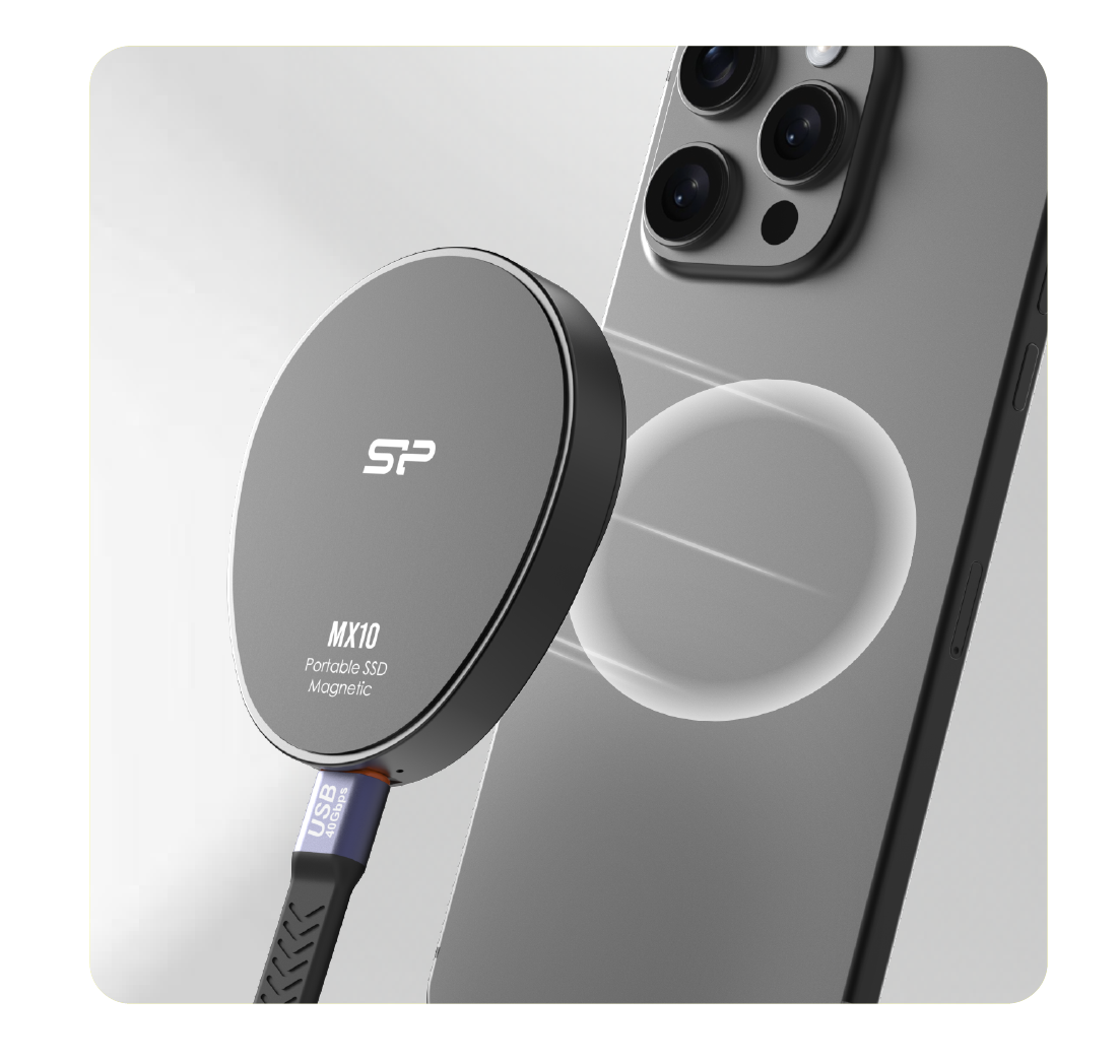 Silicon Power MX10 Built-in Magnetic Portable SSD