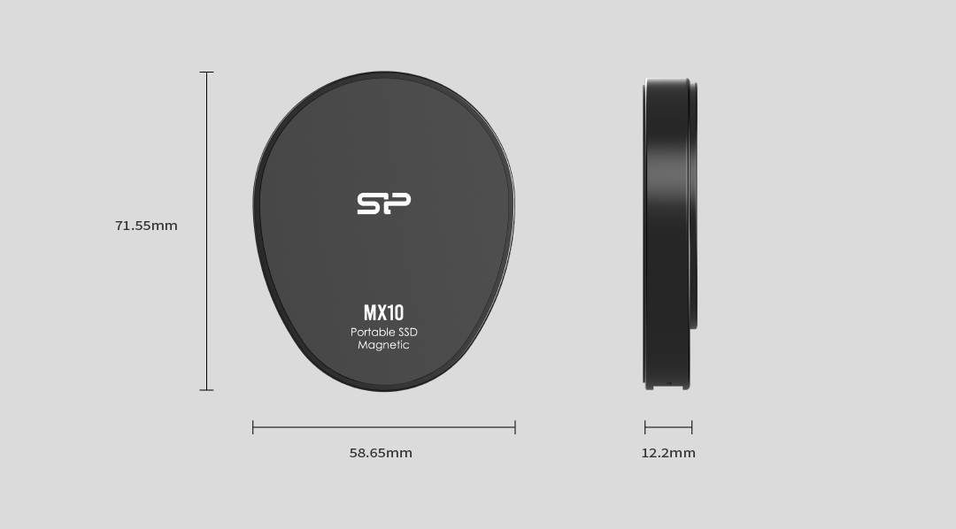Silicon Power MX10 Built-in Magnetic Portable SSD