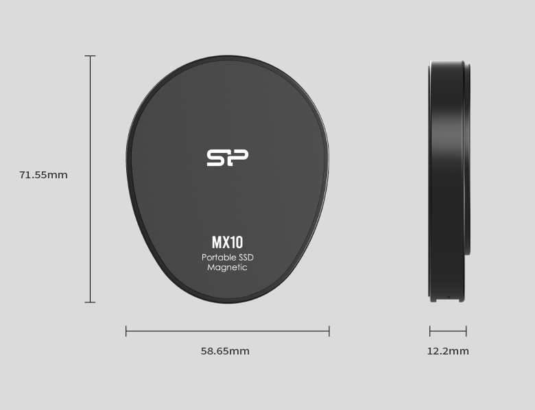 Silicon Power MX10 Built-in Magnetic Portable SSD