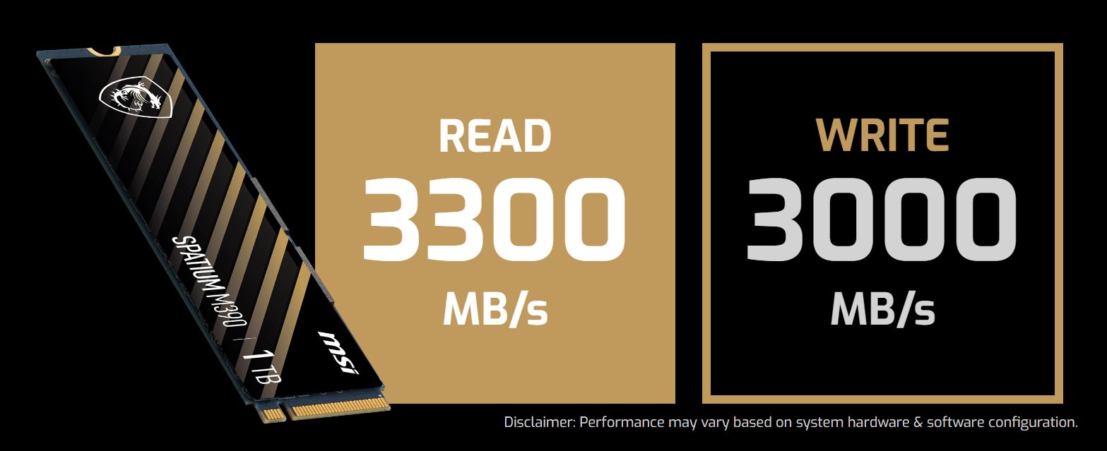 MSI M461 M.2 2280 Internal Solid State Drive