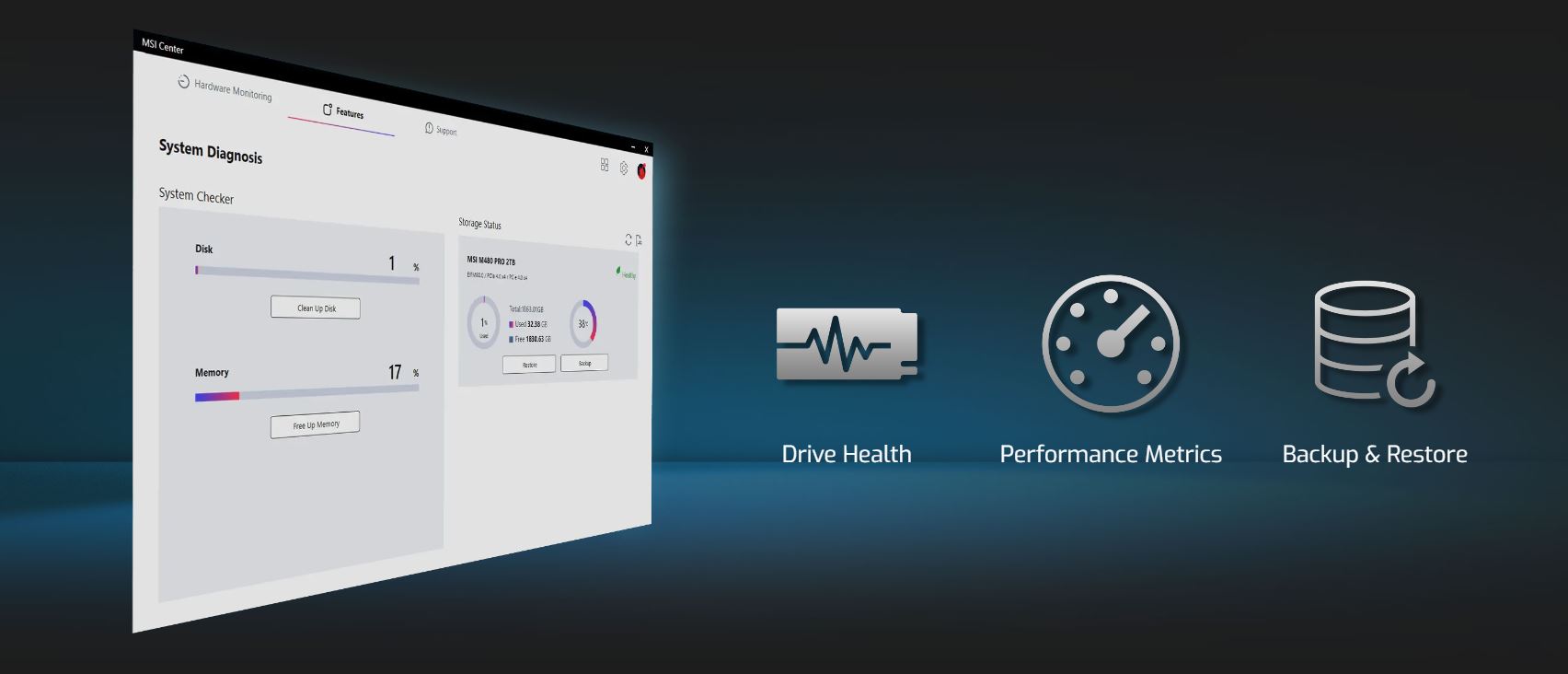 MSI M461 M.2 2280 Internal Solid State Drive