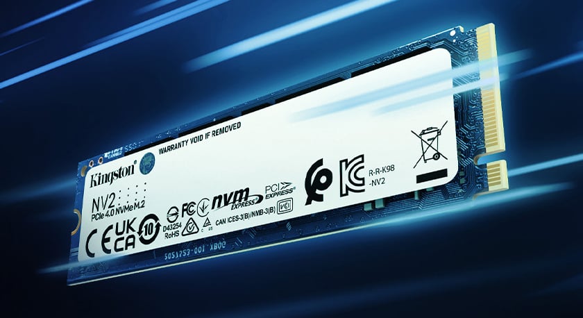  Kingston NV2 1TB M.2 2280 NVMe Internal SSD, PCIe 4.0 Gen 4x4, Up to 3500 MB/s