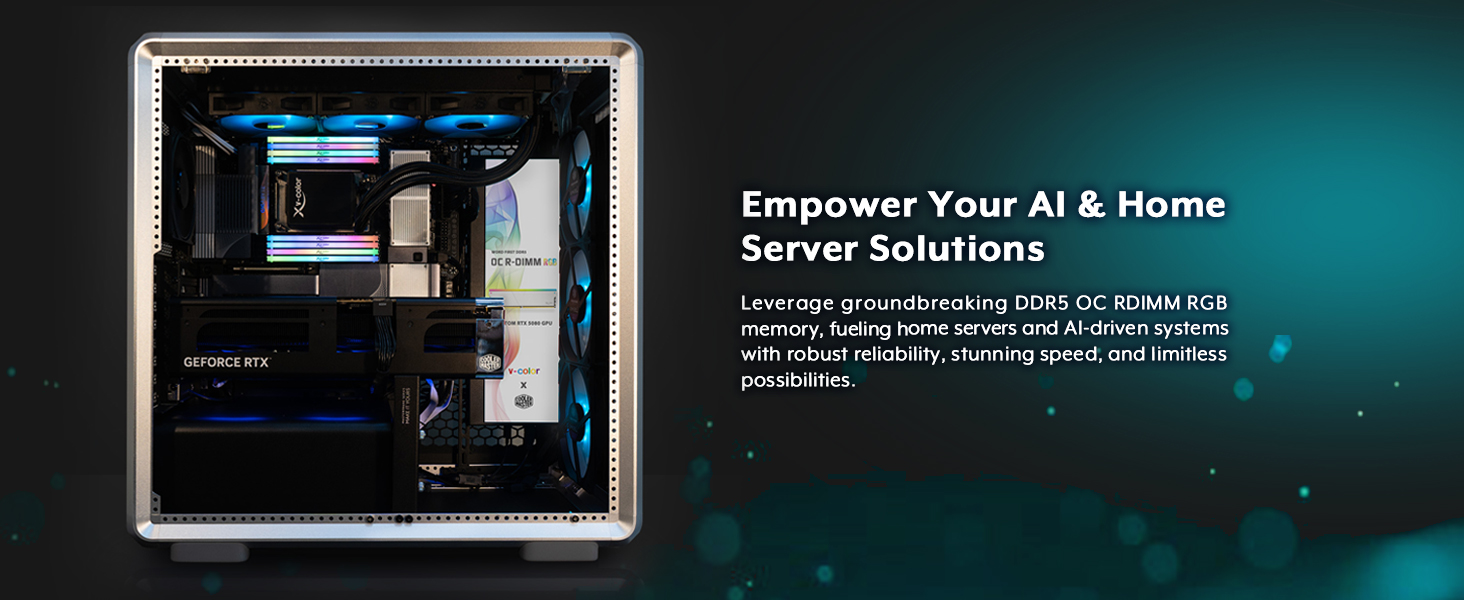 V-Color DDR5 OC R-DIMM RGB Workstation Memory