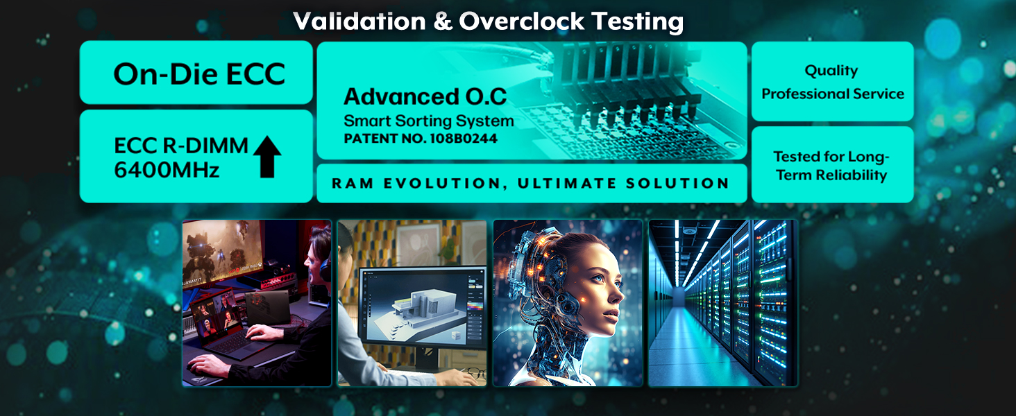 V-Color DDR5 OC R-DIMM RGB Workstation Memory
