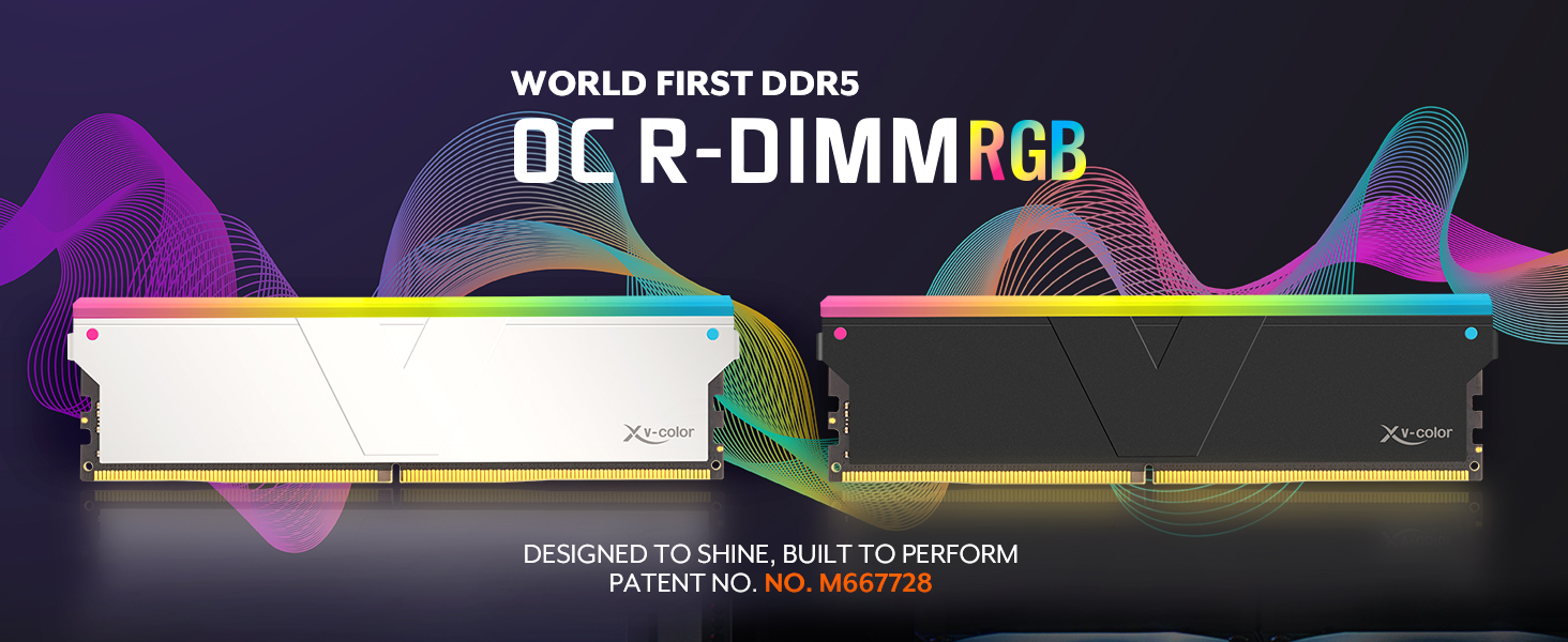 V-Color DDR5 OC R-DIMM RGB Memory Ram W790 Workstation