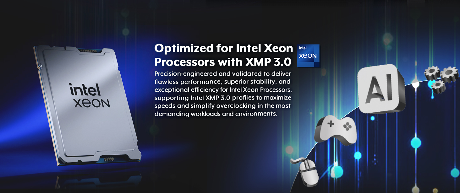 V-Color DDR5 OC R-DIMM RGB Memory Ram W790 Workstation