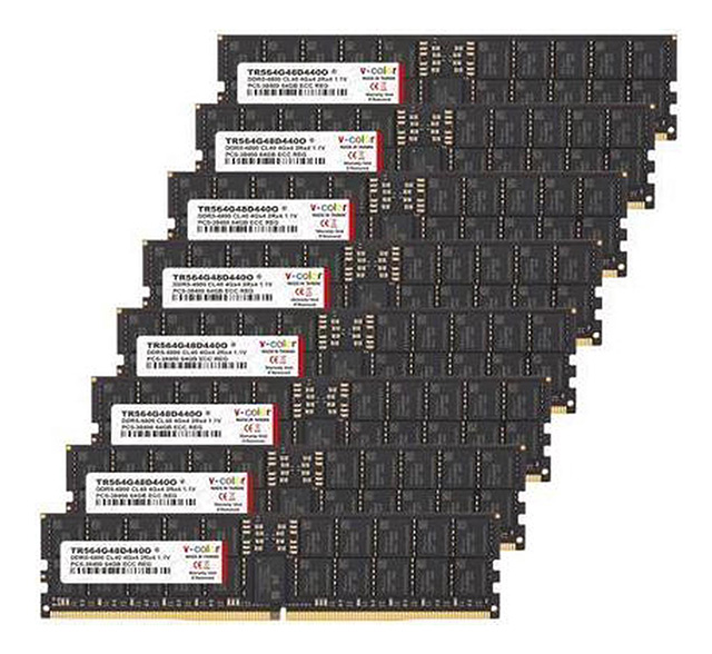 V-COLOR DDR5 ECC Registered DIMM Memory for Server and Workstations