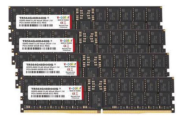 V-COLOR DDR5 ECC Registered DIMM Memory for Server and Workstations