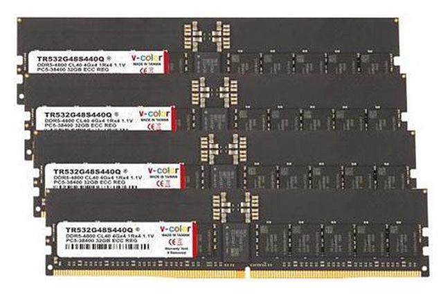 V-COLOR DDR5 ECC Registered DIMM Memory for Server and Workstations
