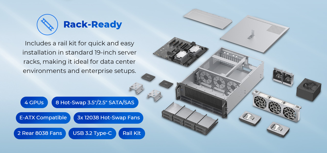 Rosewill 4U Server Chassis