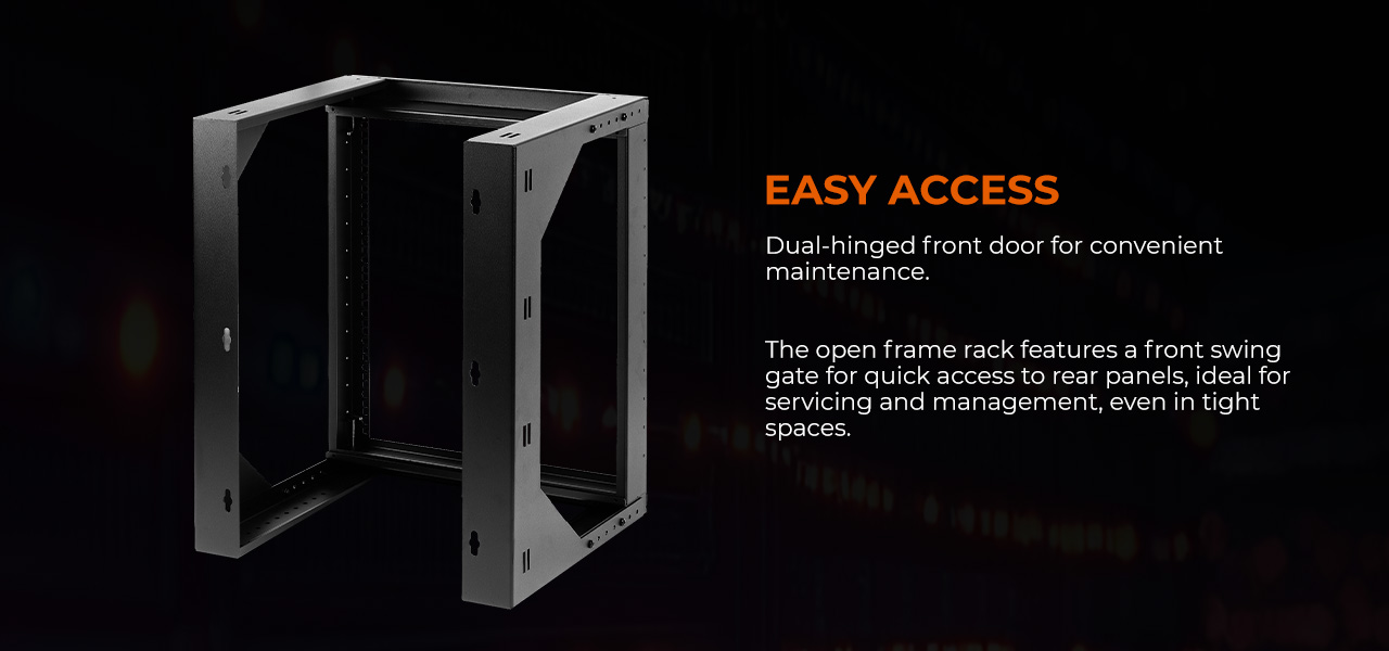Rosewill 12U Server Rack with Swing Gate