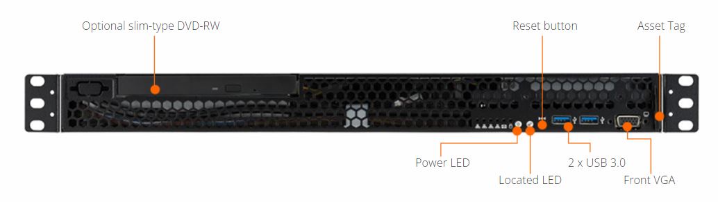 ASUS RS100-E11-PI235W 1U Rackmount Barebone