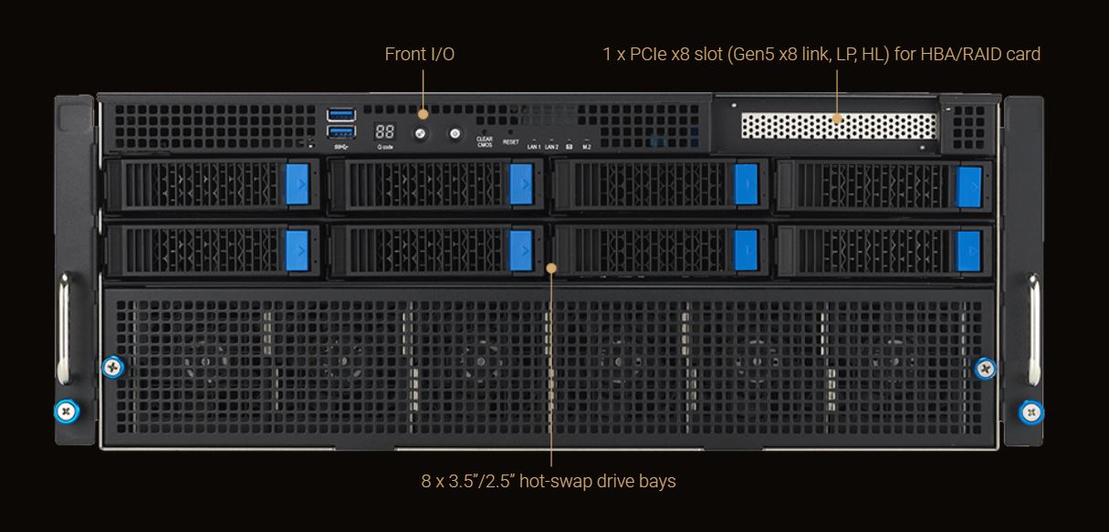 ASUS ESC8000-E11-3W10G 4U Rackmount Server Barebone