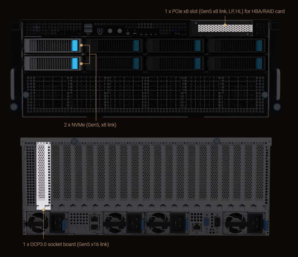 ASUS ESC8000A-E12-26W10G 4U Rackmount Server Barebone