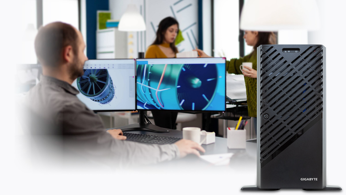 GIGABYTE W773-W80 GPU Workstation